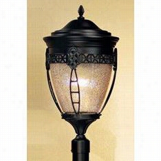 Hanover Lantern B33031a Medium North Hills Ptd Dome 1 Light Outdoor Post Lamp