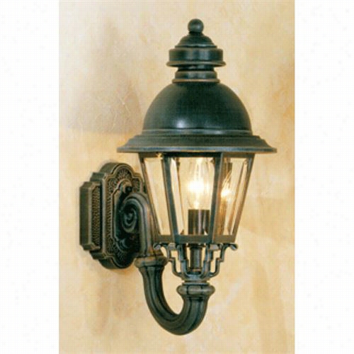 Hanover Lantern B512fsma Small South Bend Ptd Dome 25w 1 Light Oudtoor Wall Light