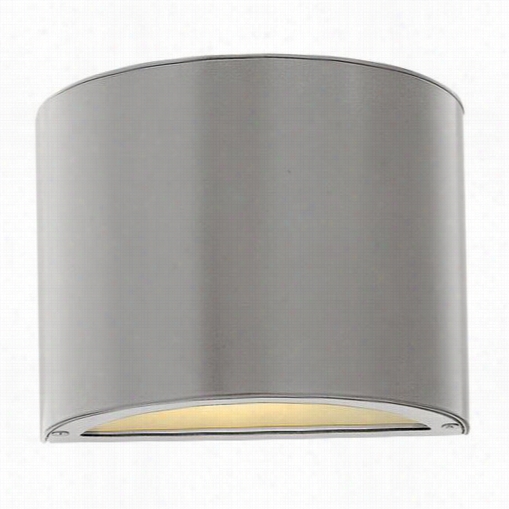 Hinkley Lighting 1667tt Luna 75w 1 Light Mini Outdoor Wall Sconce In Titanium