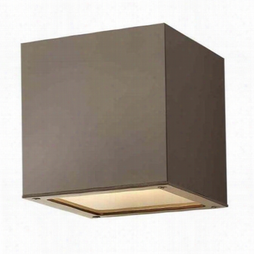 Hinkley Lighting 1766bz Kube 60w 1 Loose Outdoor Wall Sc0nce In Bronze