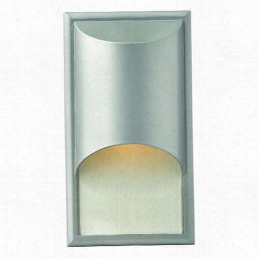 Hinkley Lighting 1830tt Cascade Single Light Ada Outdoor Wall Sconce In Ttitanium