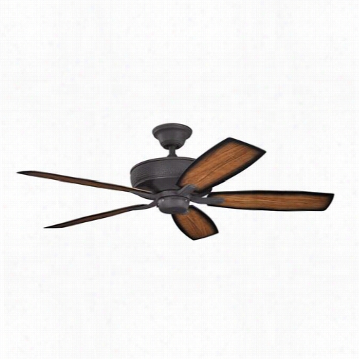 Kichler Lighting 310103dbk Monarch  Ii Patio 52"" Outdoor Ceiling Fan In Distressed Black