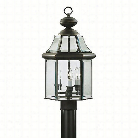 Kichler Lighting 9985oz Embassy Row 3 Light Olde Bronze O Utdoor Post Mount