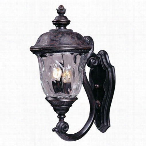 Maxim Lighting 40423wgob Carriage House  Vx 20""h 2 Light Outdoorr Wall Mount Ino Riental Bronze