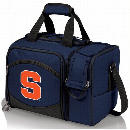 Piccnic Time 508-23-915-544-0 Malibu Syracuse University Orange Digital Rint Tote In Navy