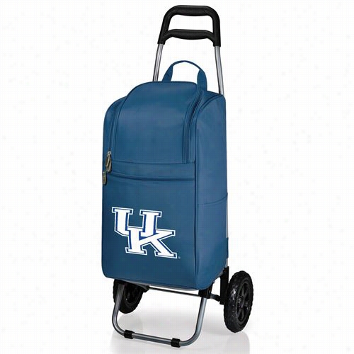 Picnic Time5 45-00-138-264-0 University Of Kentucky Wildcats Digital  Print Cart Cooler In Navy