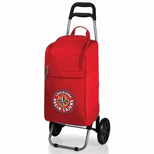 Picnic Time 545-00 University Of Louisiana Lafayette Ragin Cajuns Digital Print Cart Cooler