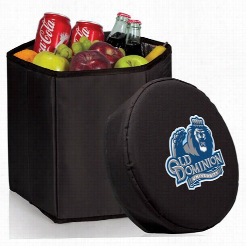 Picnic Tme 596-00-179-884-0 Old Ddominion  University Monarchs Digital Rpint Bongo Cooler And Seat In Black