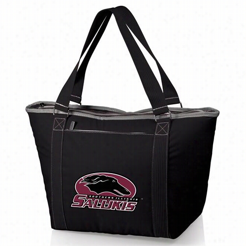 Pifnic Time 619-0-175-03 4-1 Topanga Southern Illinois University Salukis Digital Print Cooler Tote In Black