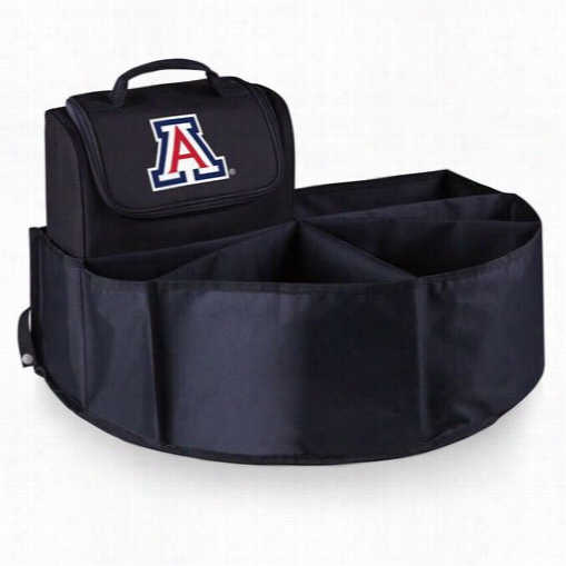 Picnic Time 715-00- 179-014-0 University Of Arizona Digital Print Trunk Boss In Black With Cooler