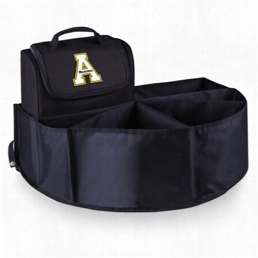 Picnic Time 715-00-179-794-0 Appalachian State  University Digital Print Stem Boss In Black With Cooler