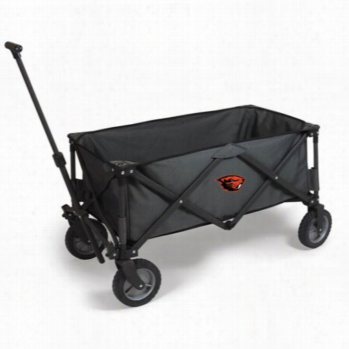 Picnic Time 739-00-679-484-0 Daventure Oregon Stat E Beavers Digital Print  Wagon  In Dark Grey//black