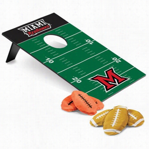 Picnic Time 769-00-910-334-0 Miami University (ohio) Redhawks Bean Bag Throw