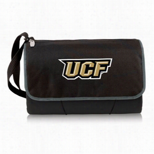 Picnic Time 820-00-175-004-1 University Of Central Florida Knights Igital Print Blanket Tote In Dismal