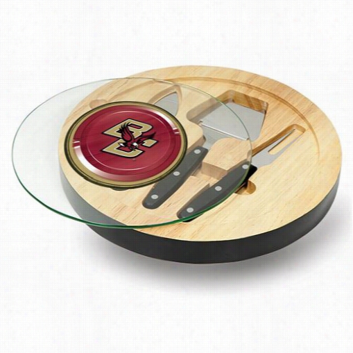 Picnic Time 8 29-00-179-054-0 Ventana Boston College Aegles Digital Print Cheese Board In Black