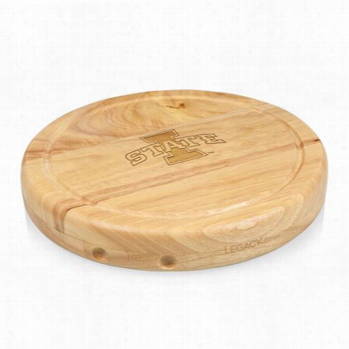 Picnic Time 854-00-505-233-0 Circo Iowa State Cyclonea Engraved Chopping Board In Natural Wood