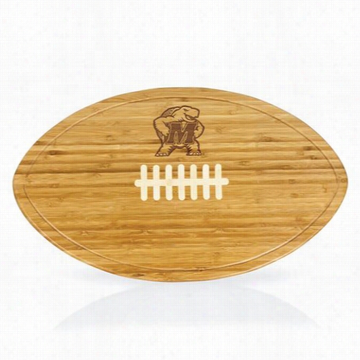 Picnic T Ime 908-00-505-313-0 University Of Maryland Terrrapins/terps Kickoff Engraved  Cutting Board In Natural Wood