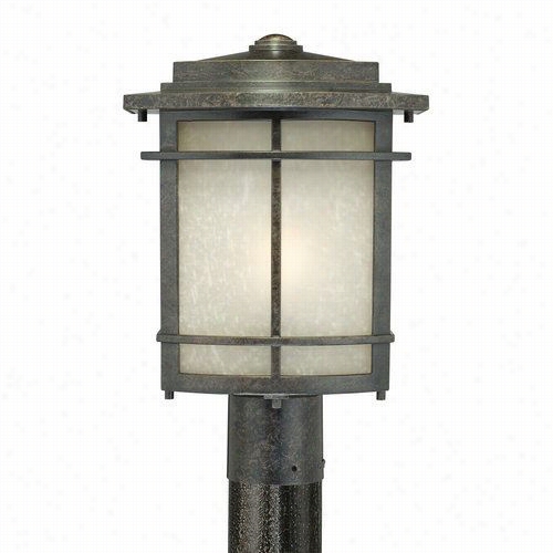 Quoizel Gln9010ib  Galen 1 Ilght 150 Watt Large Outdoor Post Light In Imperial Brnoze