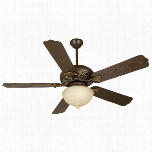 Craftmade K10335 Outdoor Mia 52&qukt;" Ceiling Fan In Agedb Ronez/vintaage Madera - Blades Incluedd