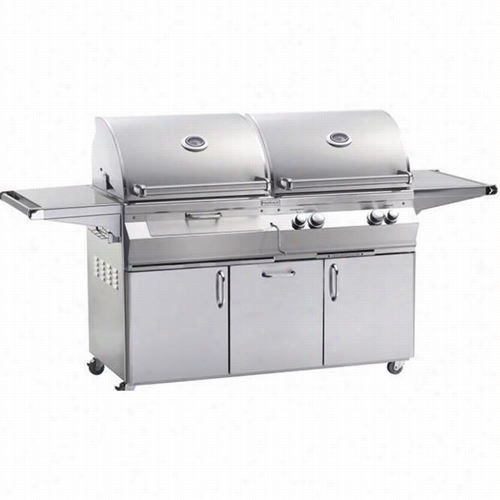 Firemagic A830i-2e1 50"" Charcoal Combinaation Built In Gas Grill With 828"" Square Cooking Area