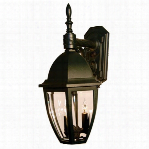 Hanover Lantern 12472 Medium Sturbridge 25w Per Socket 3 Light Outdoor Wall Light