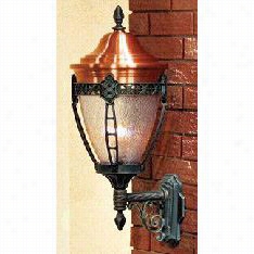 Hanover Lantern B33671c Small North Hills Copper Dome 1 Light Outdoor Wall Light