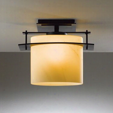 Hubbardton Forge 367525d Ellipse 1 Light Outdoor Semi Flush