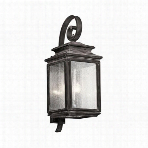 Kichler Lighting 49504wzc Wiscombe Park  4ligt Outdoor Wall Sconce  In Weathered Zinc