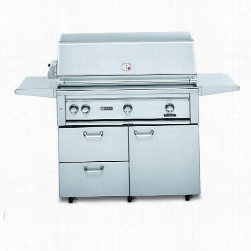 Lynx L42asfrng Professional 42"" Natural Gasf Reestanding Gril Lwith All Prosear2 Burner And Rotisserie