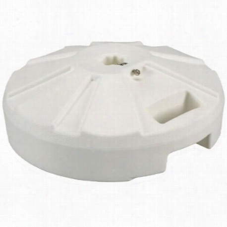 Patio Living Concepts 00231 Umbrella Base Unfilled In White