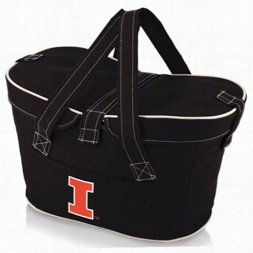 Picnic Tije 599-00-179-214-0 Mercado University Of Illinois Fighting Illini Dihita Lprint Basket In Black