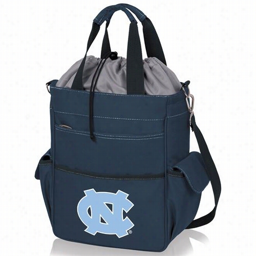 Picnic Time 61400-138-414-0 Activo University Of North Carolina Tar Heels Digital Print Waterpoof Totee In Navy