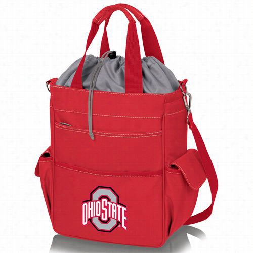 Picnic Time 614-00 Activo Ohio State University Buc Keyes Digital Print Waterproof Tote