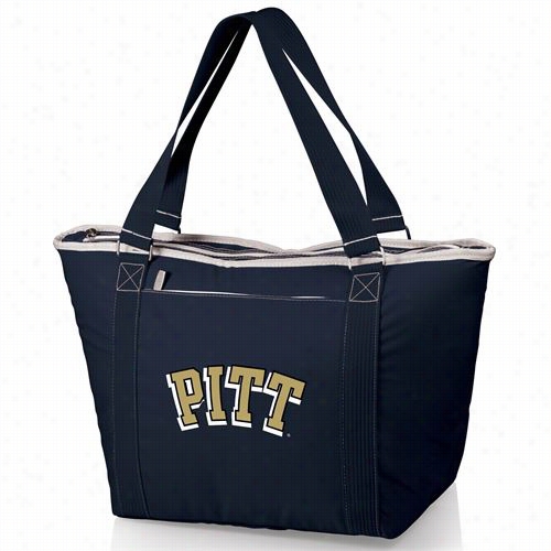 Picnic Time 619-00-138-502-0 Topanga U Of Pittsburgh Panthers Embroidered Cooler Tote In Navy