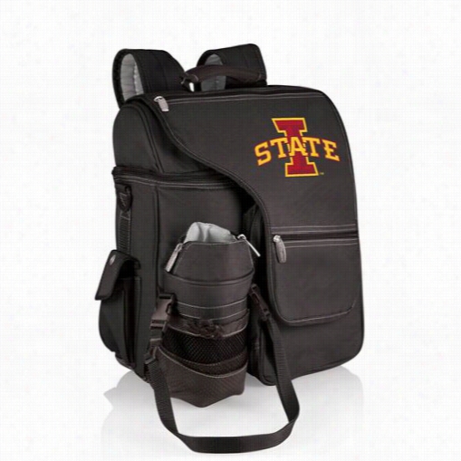 Pichic Time 641-00-175-234-0 Turismo Iowa State Cyclones Digial Print Backpack In Blak