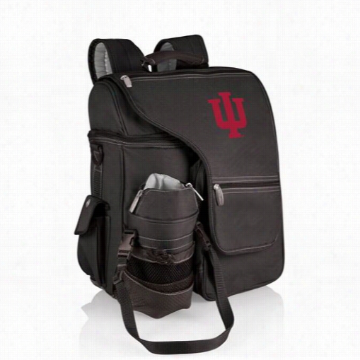 Picnic Time 641-00-175-674-0 Turismo Indiana U Hoosierss Digital Priint Backpack In Black