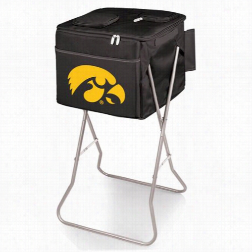 Picnic Time 780-00-179-224-0 Body University Of Iowa Hawkeyes Digital Print Cube In Black