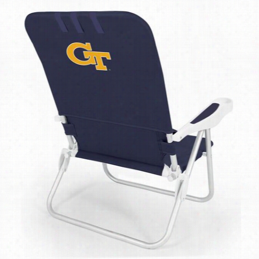 Picjic Time 790-00 Mona Co Georgia Tech Yellow Jackets Dgiitla Beach Chair