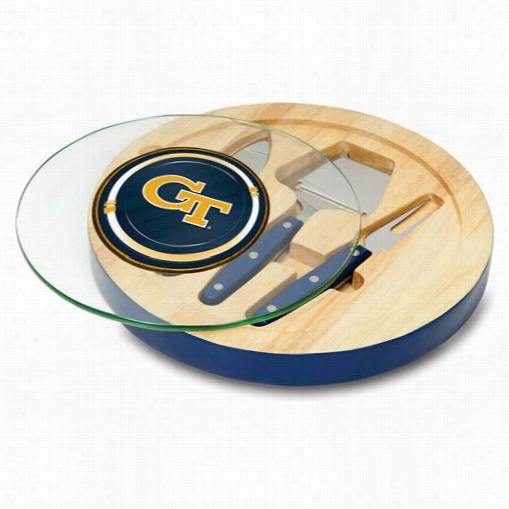 Picnic Time 829-00 Ventana Ge Orgia Tech University Yellow Jackets Digital Print Cheese Board