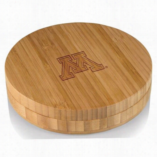 Picnic Time 890-00-506-36-0 Maestro University Of Minnesota Golde N Gophers Engraved Wine To Ol Set In Natural Wood