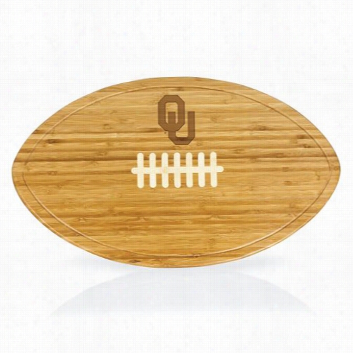 Picnic Tiime 908-00-505-453-0 University Of Oklahoma Sooners Kickoff Engraved Cutting Board In Natural Woood