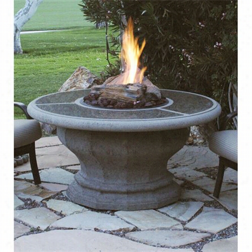 American Fyre Deigns 629 Inverted Firettable With Concrete Top And Key Valve