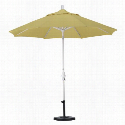 California Umbrella Gscu908913 9' Aluminum Collar Tilt Market Umbrrella In Gravel