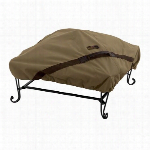 Classic Acc Essoriess 55-20-0012401-ec Hickory 40"" Square Fire Excavation Cover In Tan