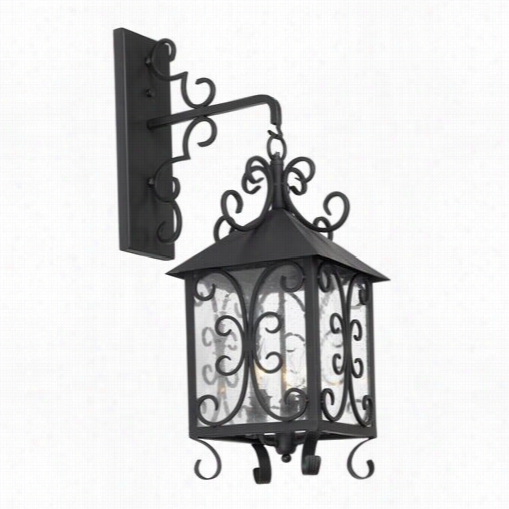 Elk Lighting 815-e Columbian 3 Candle 36""t All Outdoor Wall Sconcce In Espresso