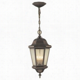 Feiss Ol5911cb Martinsville 3 Light Pendant In Corinthian Bronze