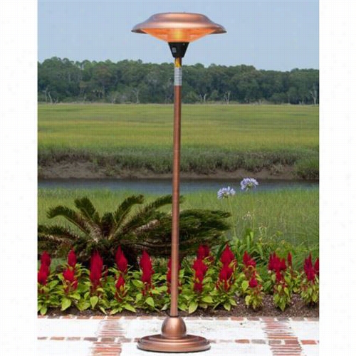 Fire Sense 60646 Copperfinish Free Standing Round Halogen Patio Heater