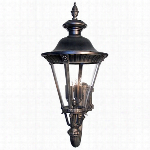 Haniver Lantern B536fsm Large Stockholm 25w By Socket 4 Light Outdoor Wall Liight