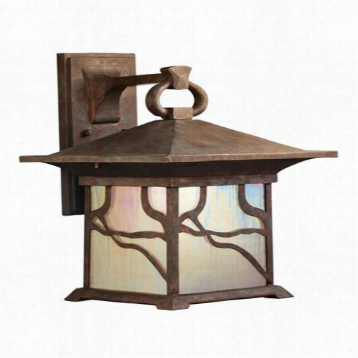 Kichler Lighting 9027dco Morris Distressed Copper Outdoor Wall Mount