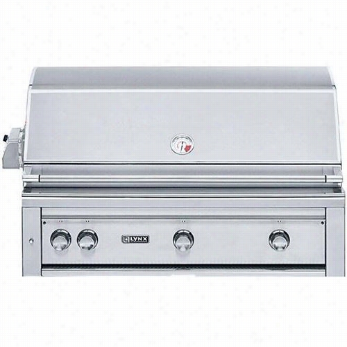 Lynx L42asrng Professional4 2"" Natural Gas Built In Grill With All Prosear2 Burner And Rotisserie